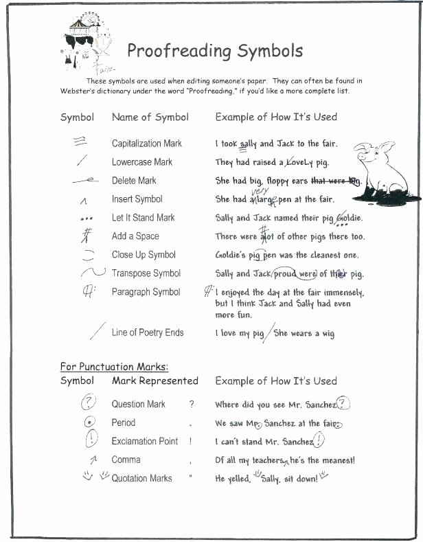 Proofreading Worksheets Middle School Proofreading Worksheet Worksheets for Kindergarten and