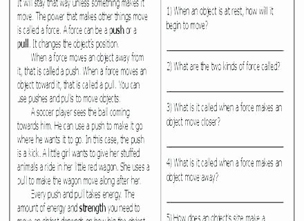 Push and Pull Worksheets force Worksheets for Grade What are Magnets Worksheet