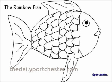 Rainbow Fish Printable Worksheets Beautiful 11 Fresh Rainbow Fish Coloring Page