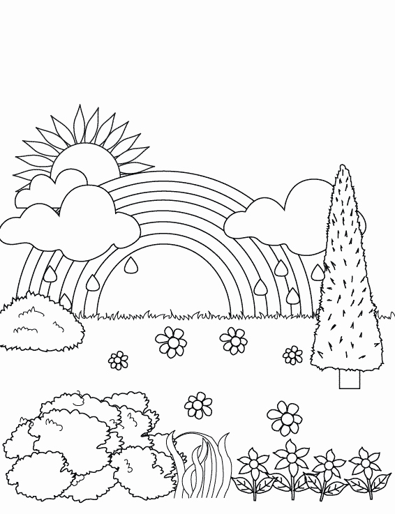 Rainbow Worksheets for Kindergarten Free Printable Rainbow Coloring Pages for Kids