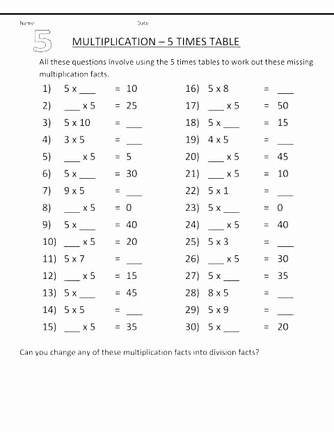 Rainbow Worksheets for Kindergarten Multiplication Number Bonds Worksheets Grade Bond Worksheet