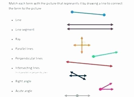 Rays Lines Line Segments Worksheet Lines and Line Segments Worksheets Grade Line Segment