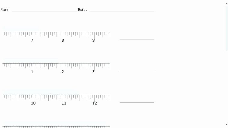 Reading A Ruler Worksheet Answers Reading A Tape Measure Worksheets Math New Reading A Pay