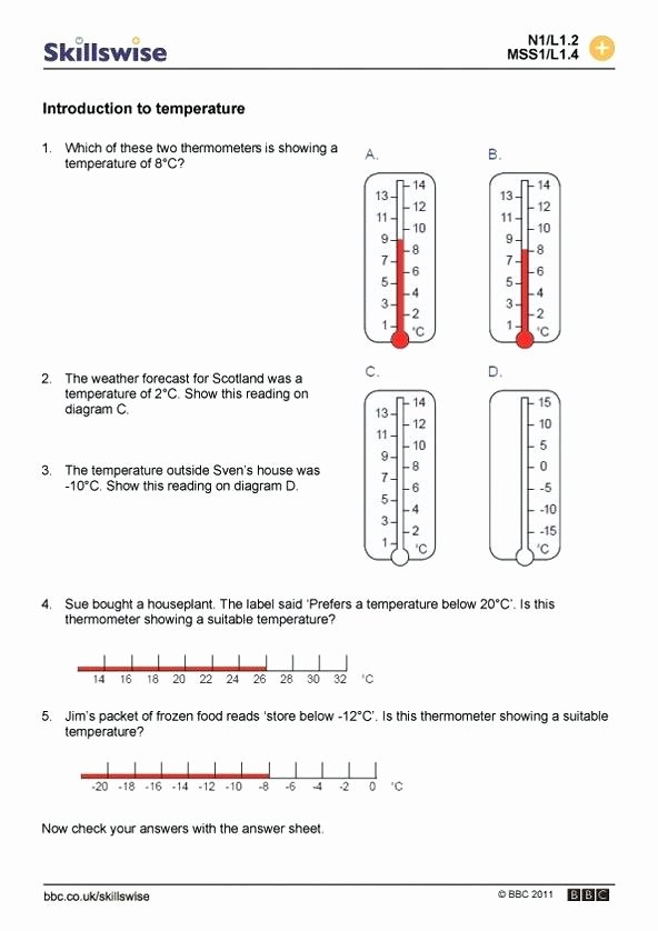 Reading A thermometer Worksheet Printable Temperature Worksheets Reading thermometers Free A