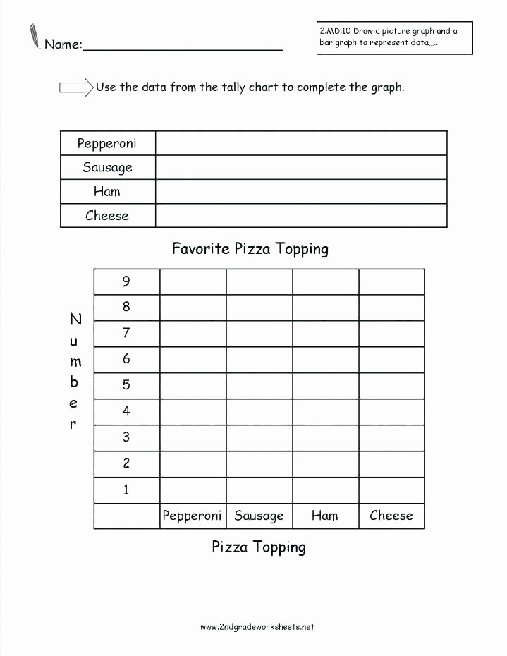 Reading Charts Worksheets Second Grade Bar Graph Worksheets