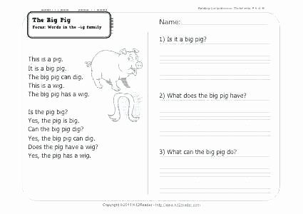 Reading Comprehension Worksheets 6th Grade Reading Prehension Worksheets Grade 6 Free Printable