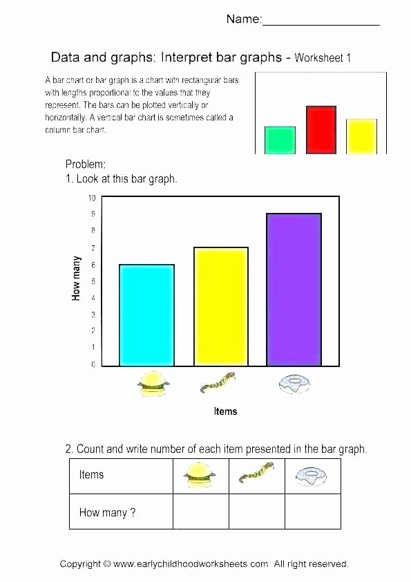 Reading Pictograph Worksheets 2nd Grade Math Bar Graph Worksheets