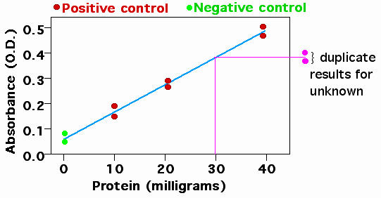 Reading Positive and Negative Coordinates Standard Curve