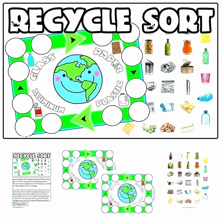 Recycling Worksheets for Middle School Recycling Worksheets Pdf