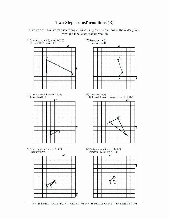 Reflection and Translation Worksheets Geometry 1 Worksheets – Buchanansdachurch