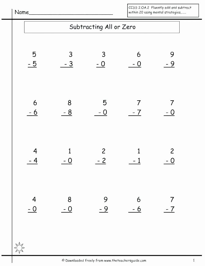 Regrouping with Zeros Worksheets 3rd Grade Subtraction Worksheets