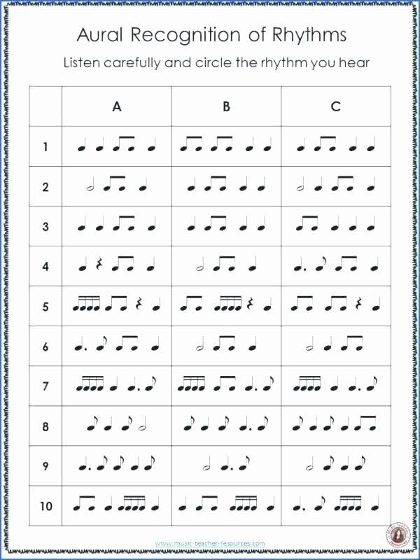 Rhythm Counting Worksheet Pdf Unique Free Music theory Worksheet Piano Pronto Worksheets for High