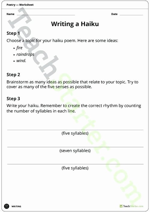 Rhythm Counting Worksheets Poetry Writing Worksheets – Owobox