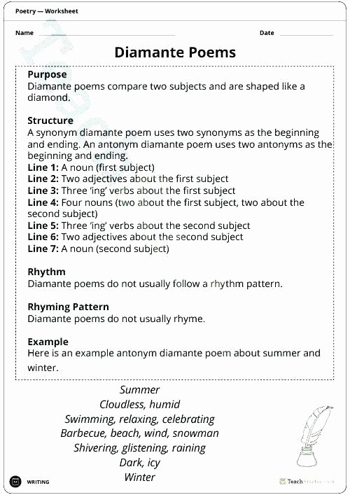 Rhythm Worksheets for Band Fill In the Blank Poems Worksheets