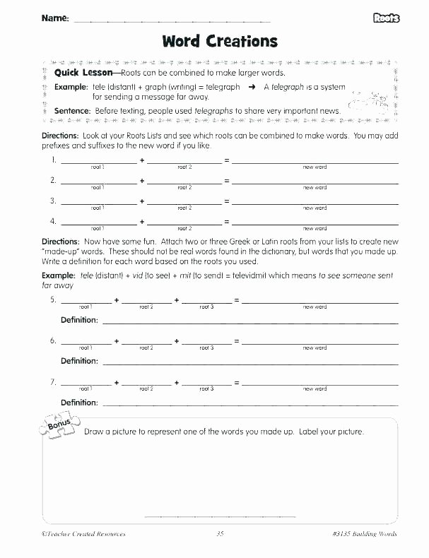 Root Word Worksheets 2nd Grade Root Words for Kids Worksheets Suffix Grade 2 Education