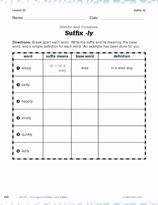 Root Word Worksheets 3rd Grade Inspirational Prefix and Suffix Worksheets 3rd Grade Root Word Medium Size