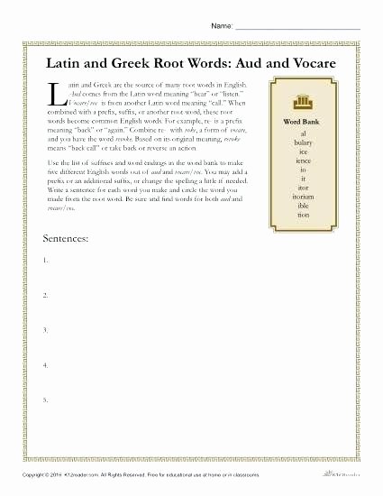 Root Words Worksheet 2nd Grade Word Bank Worksheets – Petpage