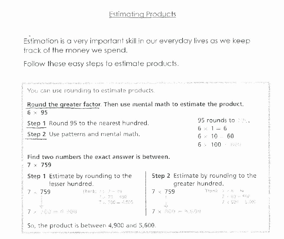 Rounding Word Problems Worksheets Rounding Word Problems Worksheets