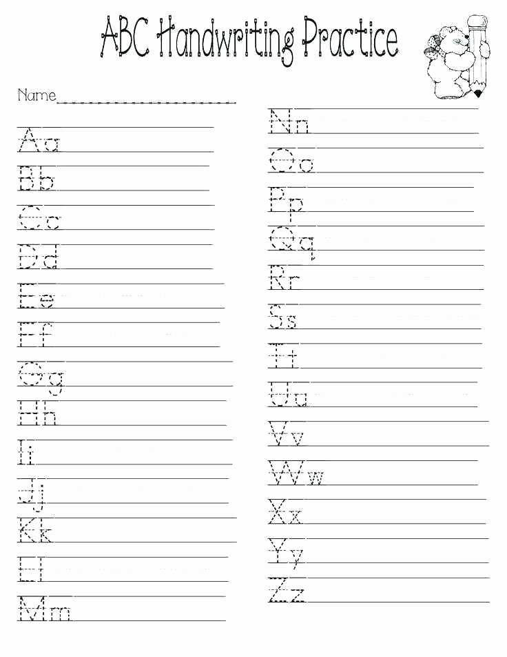 Russian Cursive Alphabet Practice Sheets Cursive Writing Worksheets Pdf