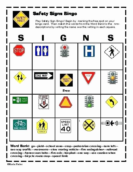 Safety Signs Worksheets Free Munity Signs Worksheets Free