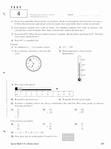 Saxon Math Kindergarten Worksheets Saxon Math 2 Worksheets