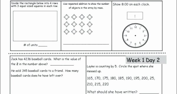 Saxon Math Second Grade Worksheets Saxon Math Second Grade Worksheets