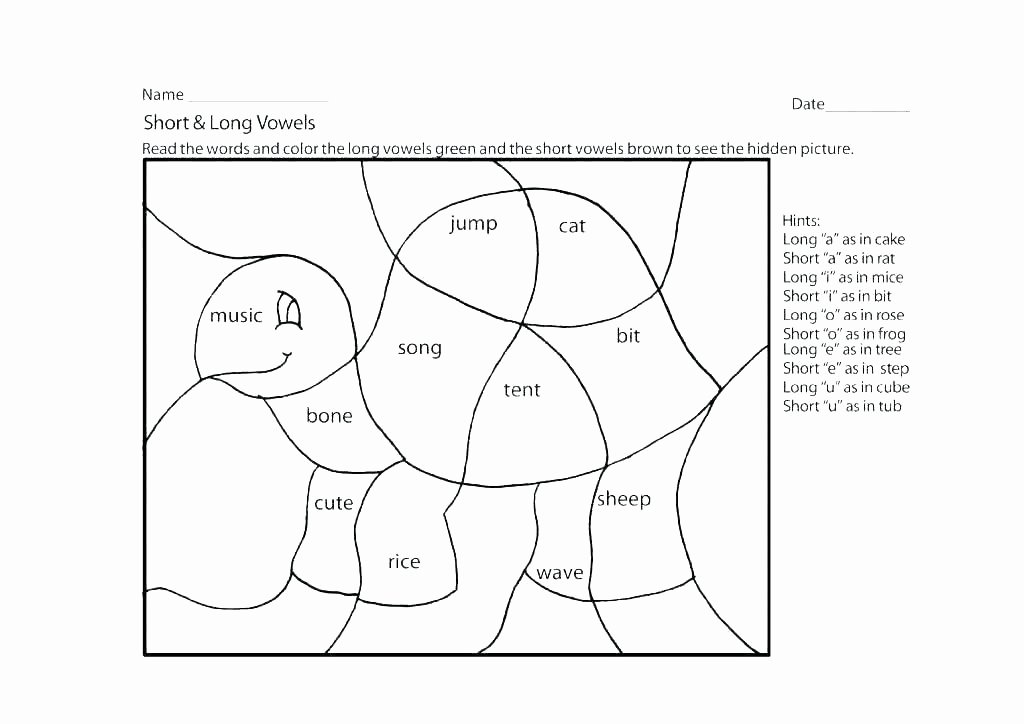 Schwa sound Worksheets Grade 2 Vowel Worksheets for Kindergarten Free Printable Short