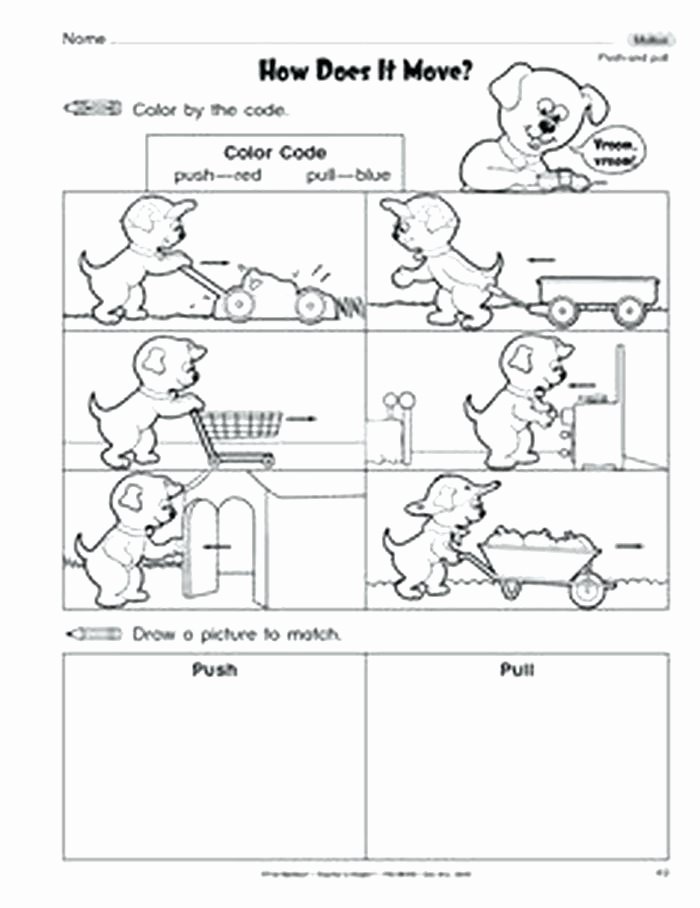 Science forces and Motion Worksheets force and Motion Worksheet Label Motion Worksheets