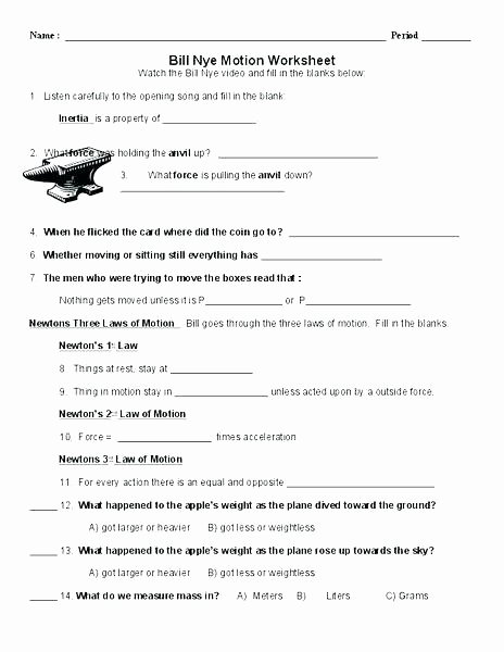 Science forces and Motion Worksheets Kindergarten force and Motion Worksheets Push Kindergarten