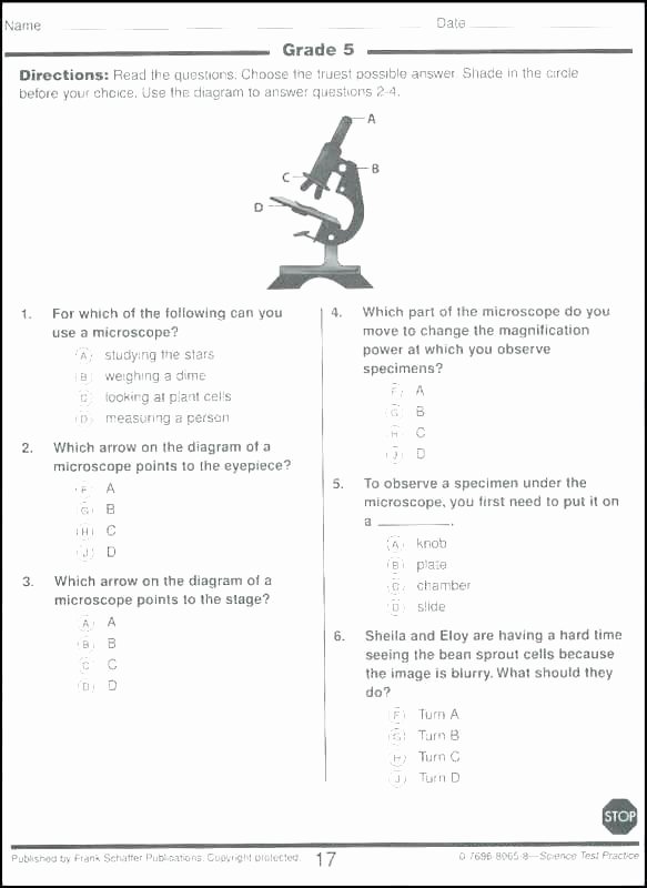 Science Fusion Grade 3 Worksheets Grade Science Printable Worksheets Free Sixth with Answer
