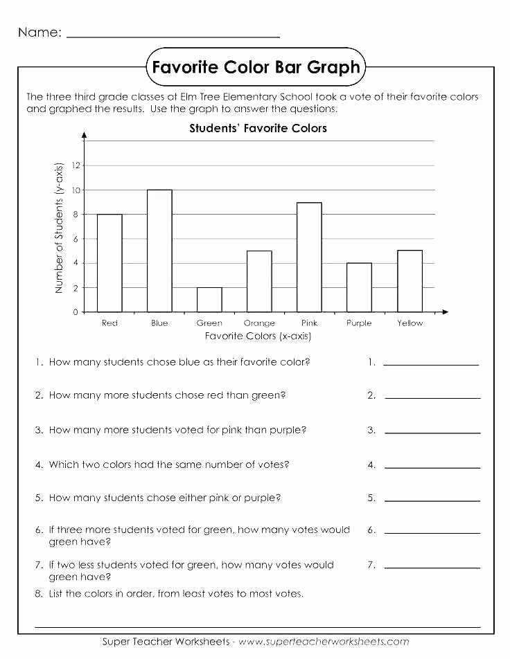 Science Graph Worksheets Bar Graph Worksheets Middle School