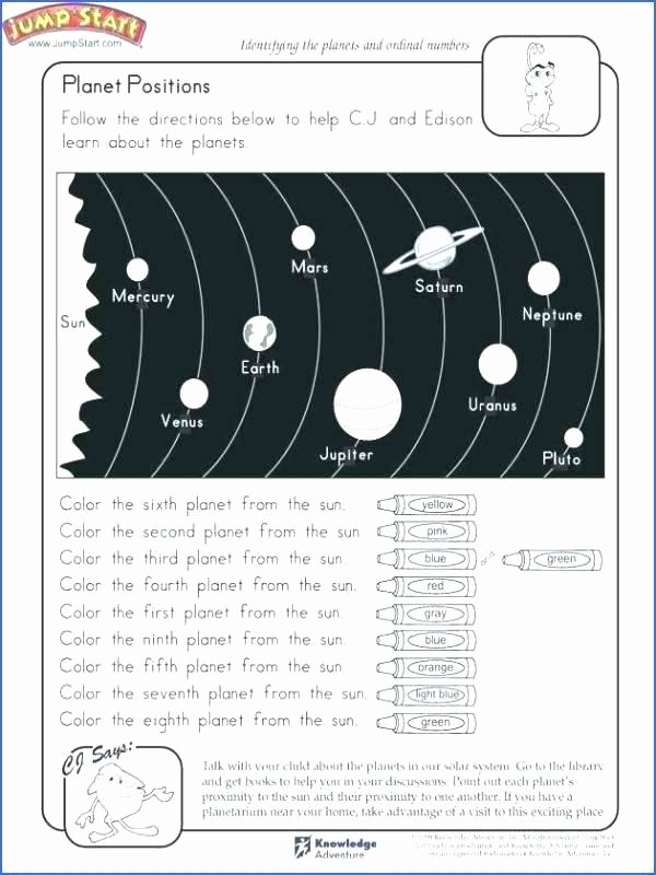 Science Worksheets for 5th Grade Free Science Worksheets for 5th Grade solar System Image