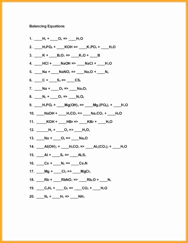 Scientific Notation Chemistry if8766 Free Printable Chemistry Worksheets Basic Math solving Using