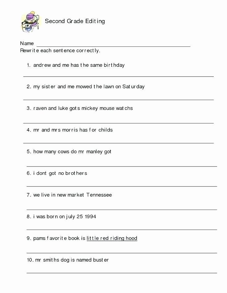 Scrambled Sentences Worksheets 2nd Grade Free Printable Scrambled Sentences Worksheets Grade School
