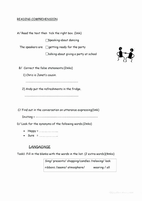 Second Grade Grammar Worksheets 8th Language Arts Worksheets