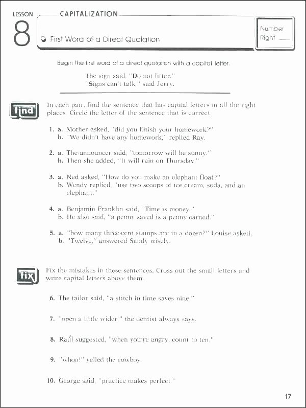 Second Grade Grammar Worksheets Fifth Grade Grammar Worksheets