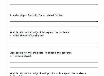 Second Grade Grammar Worksheets Grade Grammar Worksheets Sentence Second Sentences Kinds 4