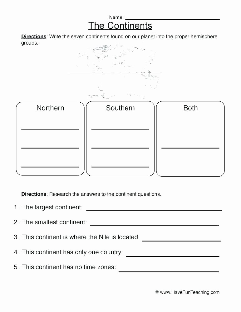 Second Grade Map Skills Worksheets Kids Map Skills Worksheets Geography Worksheet social