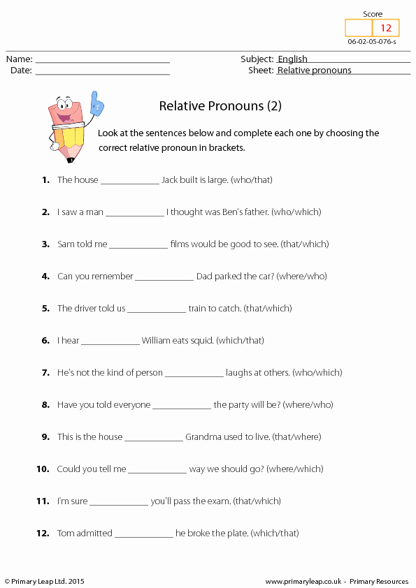 Second Grade Pronouns Worksheet 159 Free Personal Pronouns Worksheets