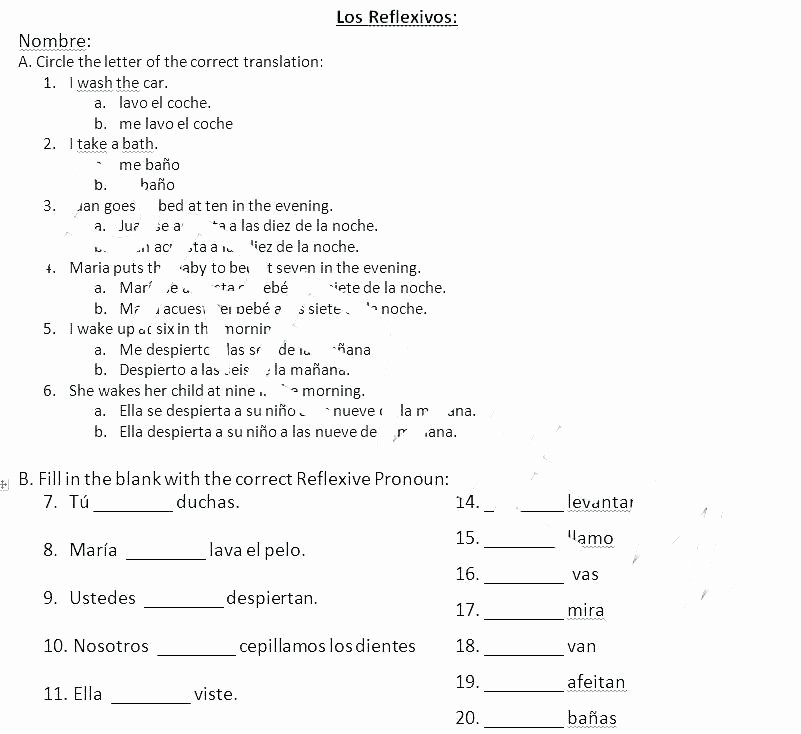 Second Grade Pronouns Worksheet Subject Pronouns Worksheet Worksheets Answers Printable for