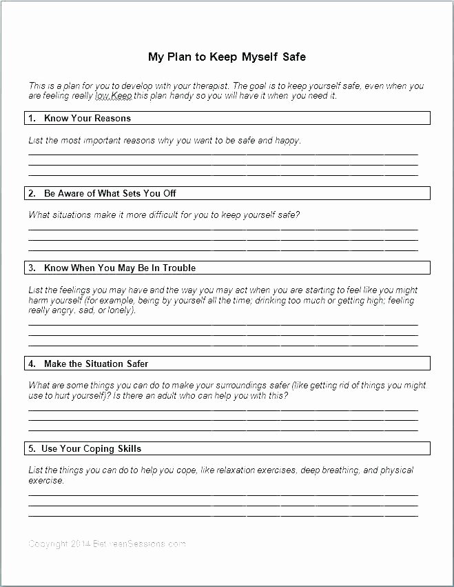 Self Control Worksheets Relaxation Worksheets