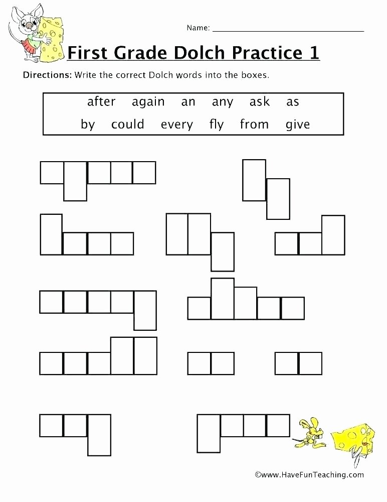 Sense Of Sight Worksheets Grade Sight Word List Printable Second 2 Dolch Words