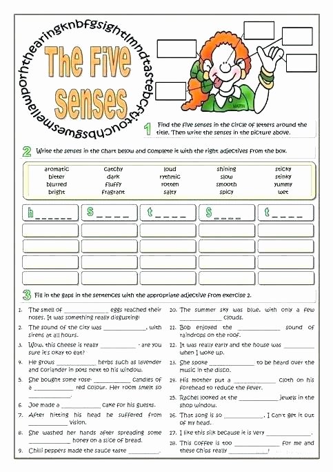 Sense Of Smell Worksheets Five Senses Worksheets Hard and soft Objects Printable Free