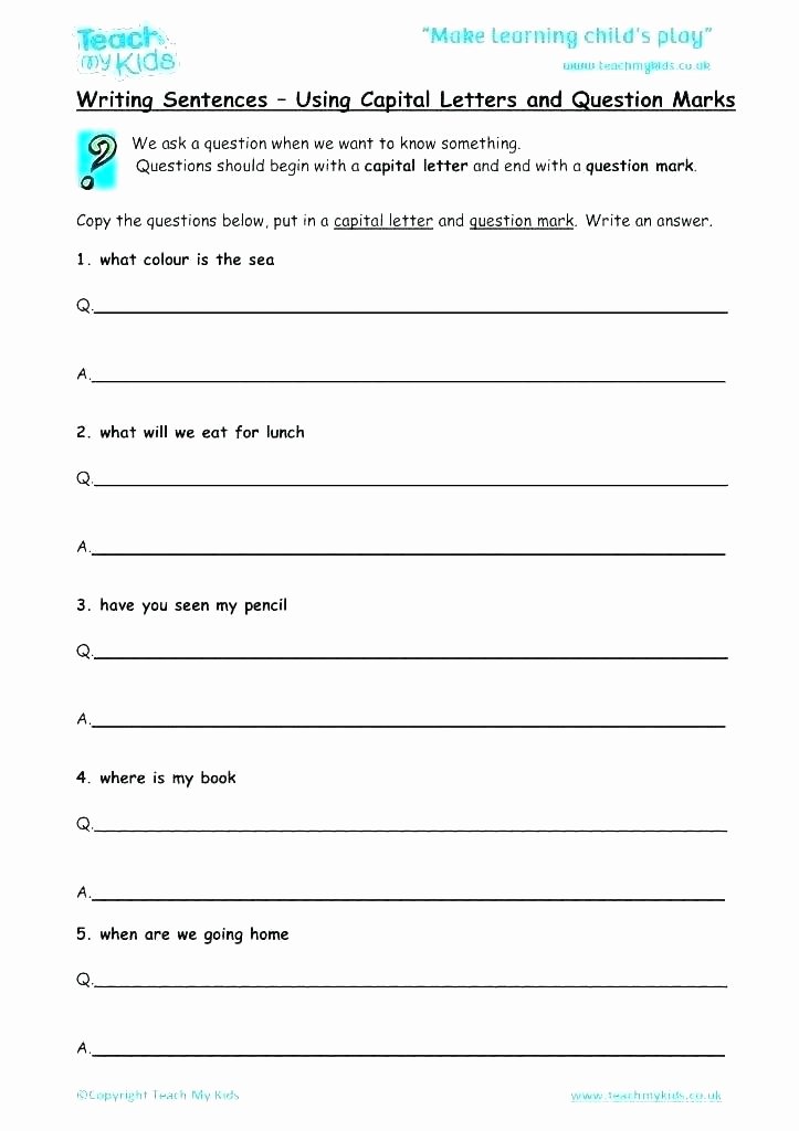 Sentence Stretching Worksheets Free Printable Cursive Writing Sentences Worksheets Free