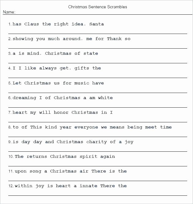 Sentence Worksheets for First Grade Number Sentence Worksheets