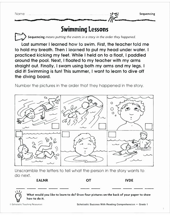 Sequence Of events Worksheets Pdf Luxury Sequencing events Worksheets for Grade 1 Sequence events