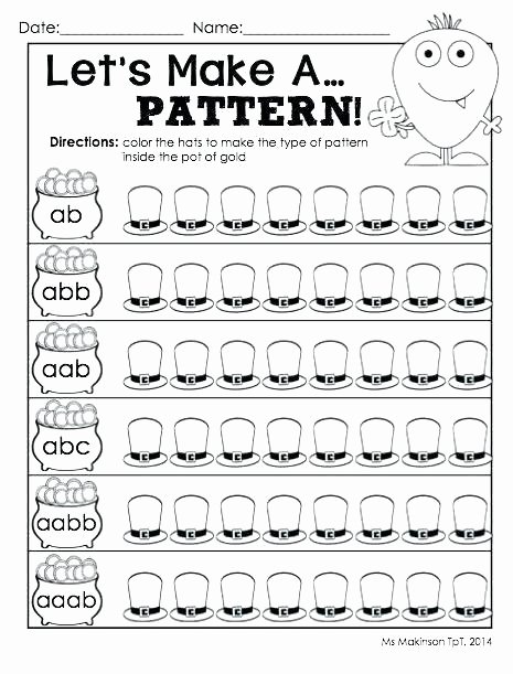 Sequence Pictures Worksheets Growing Patterns Worksheets Paring Patterns Math