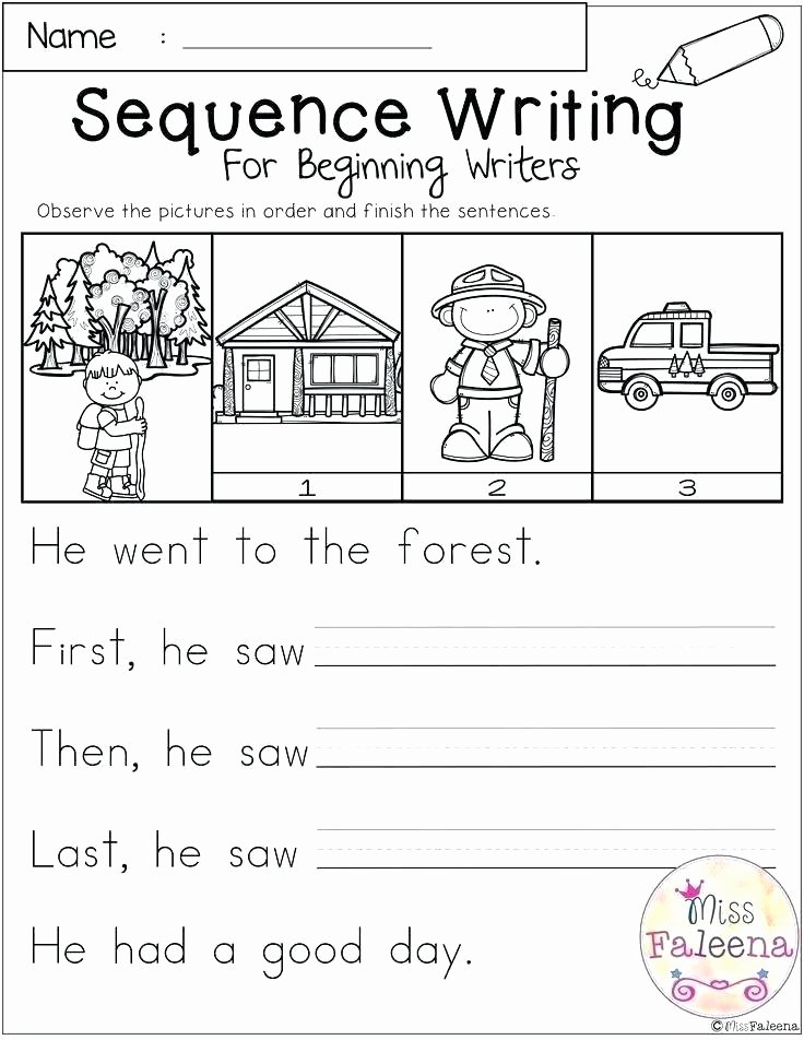 Sequence Pictures Worksheets Writing Exercise Worksheets