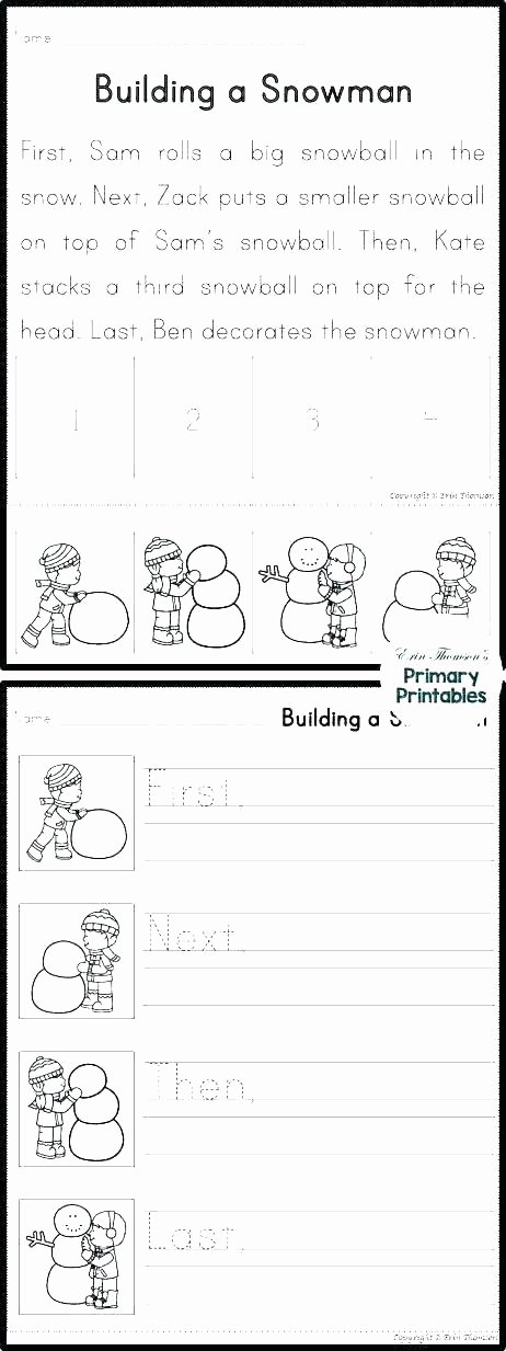 Sequence Pictures Worksheets Writing Exercise Worksheets