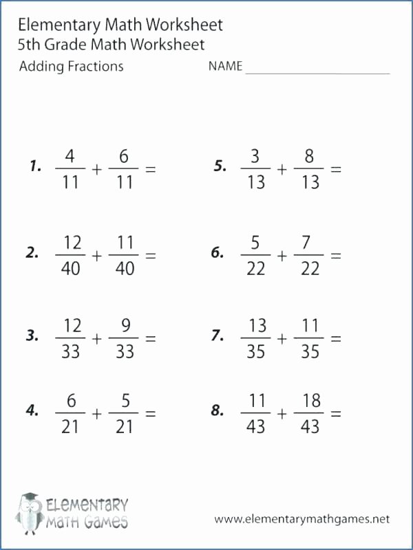 Sequence Worksheets 5th Grade Grade Math Word Problems Worksheets with Answers Fraction